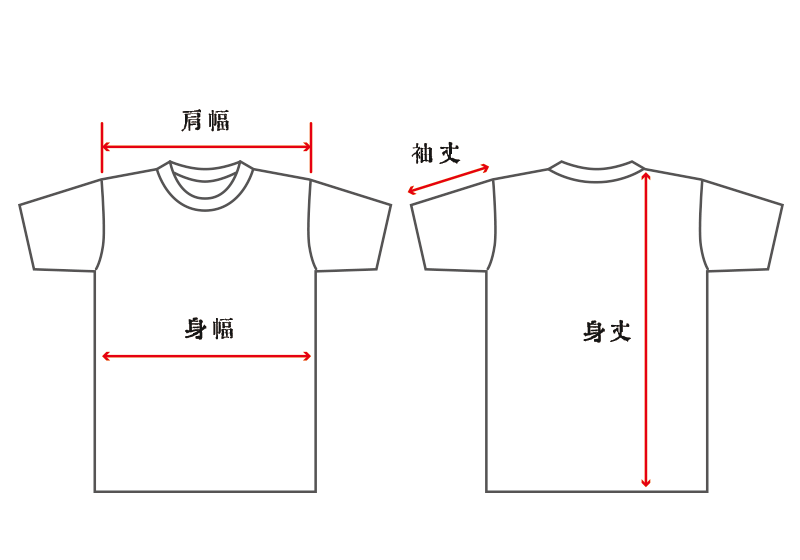Tシャツサイズ表 | ヒグチユウコ展 CIRCUS [Higuchi Yuko CIRCUS]